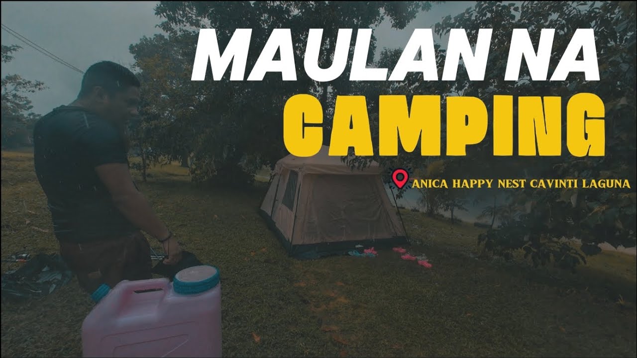 | Anica Happynest | Cavinti Laguna | 4k | Lake Side Camping