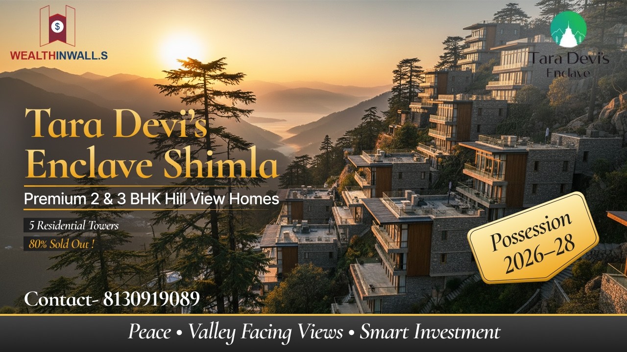Own a Home in Shimla! Tara Devi Enclave | Valley View Flats | Limited Units Left #realestateindia
