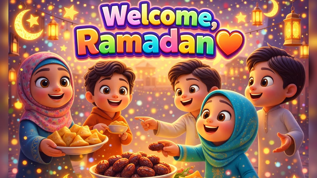 Ramadan Is Here! 🌙 Islamic Song for Children 