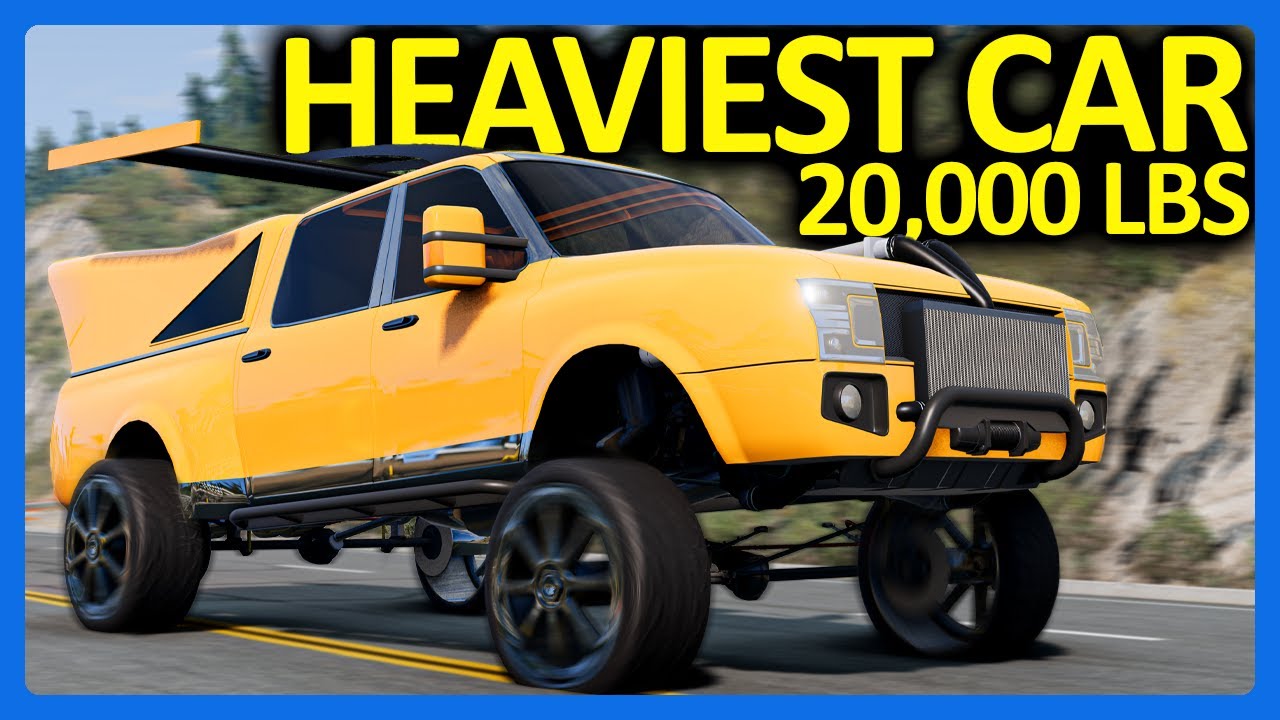 Я построил САМУЮ ТЯЖЕЛУЮ машину в BeamNG...