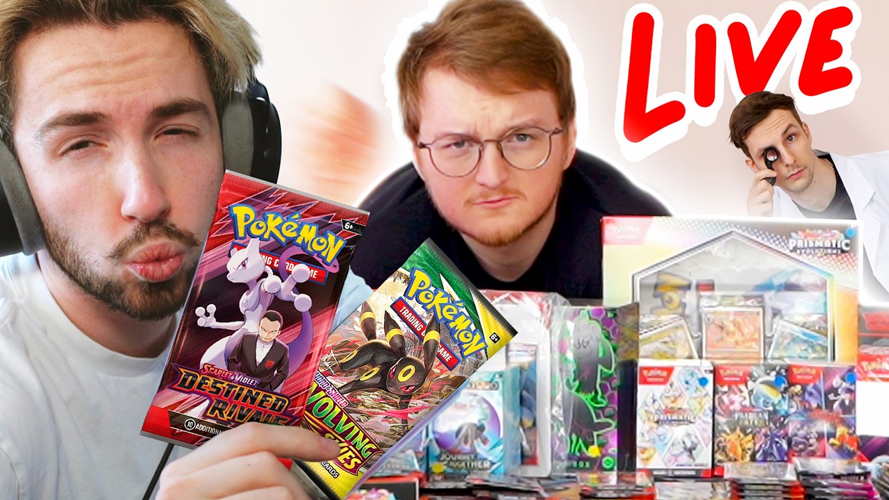 Oli & Grian’s BIG Pokémon Card Opening Stream! (+ Life Series Reveal)