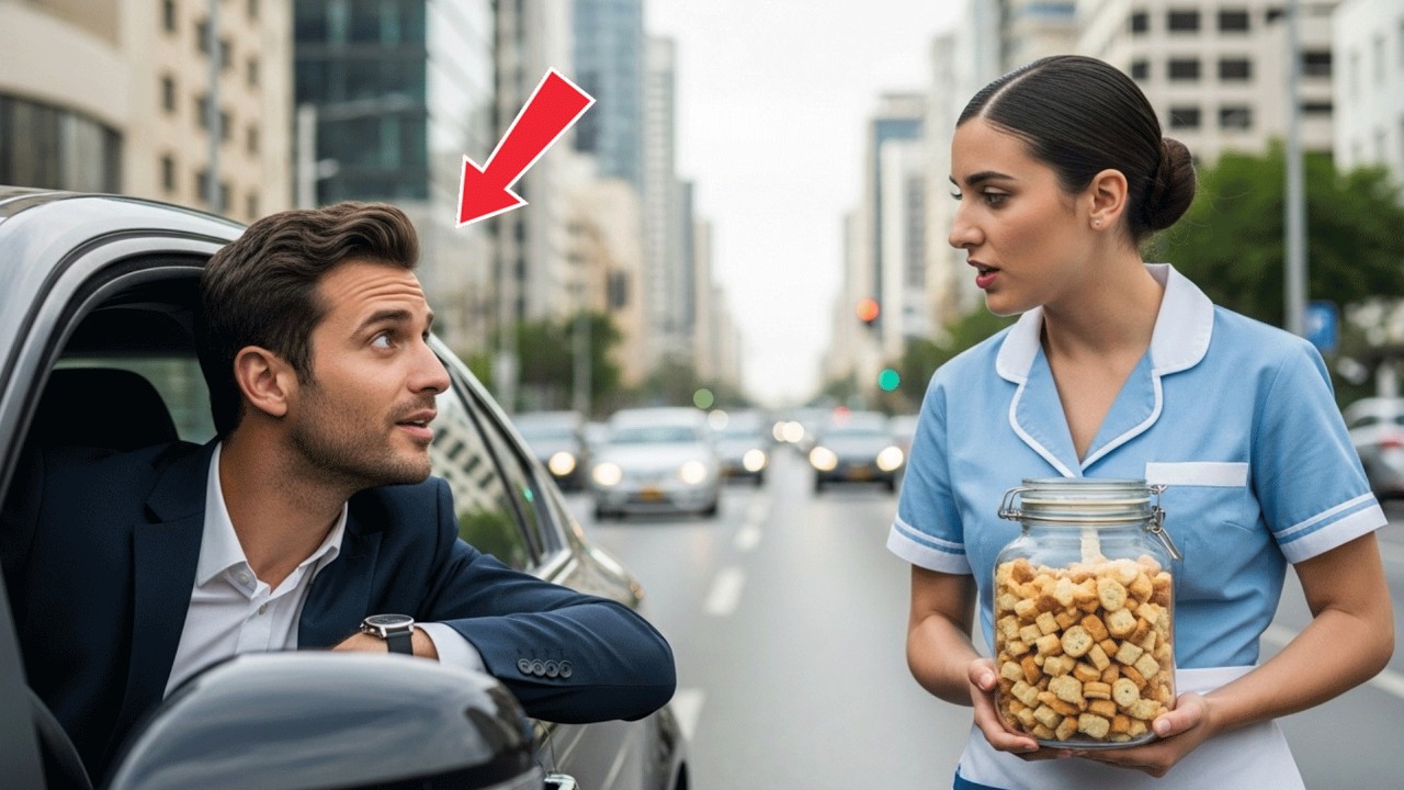 הבוס המיליונר רואה את המנקה שלו מוכרת ממתקים אחרי העבודה ומציע הצעה בלתי צפויה