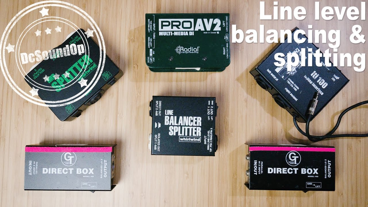 #51 - How To: Splitting, Balancing & Isolating Line Level Audio signals.