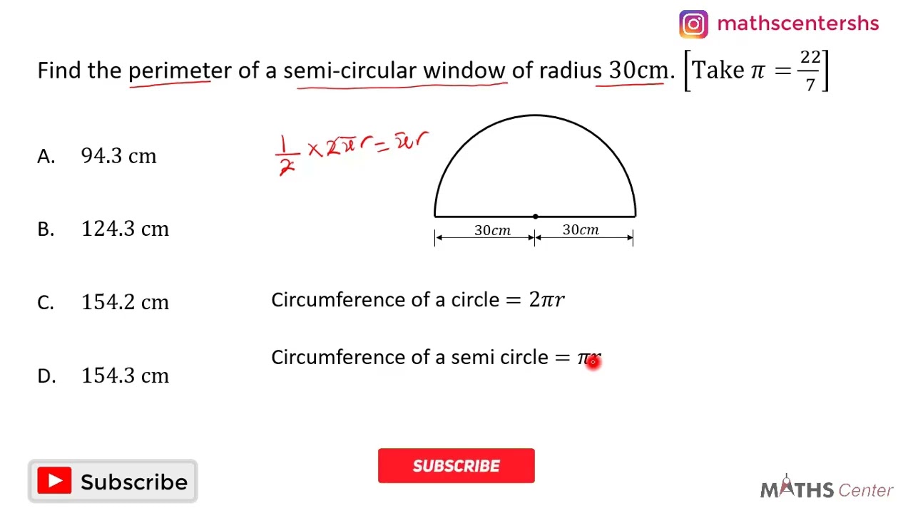 Mensuration | Circle | Likely Examination Questions | Maths Center
