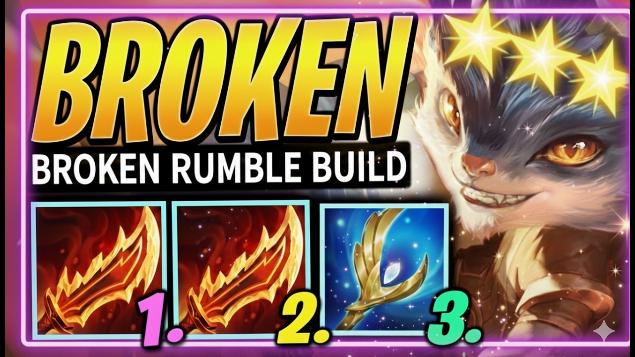 THIS RUMBLE 3 BUILD is SO BROKEN in TFT RANKED! (ROCKETS OP) - Set 16 Meta | Teamfight Tactics Guide