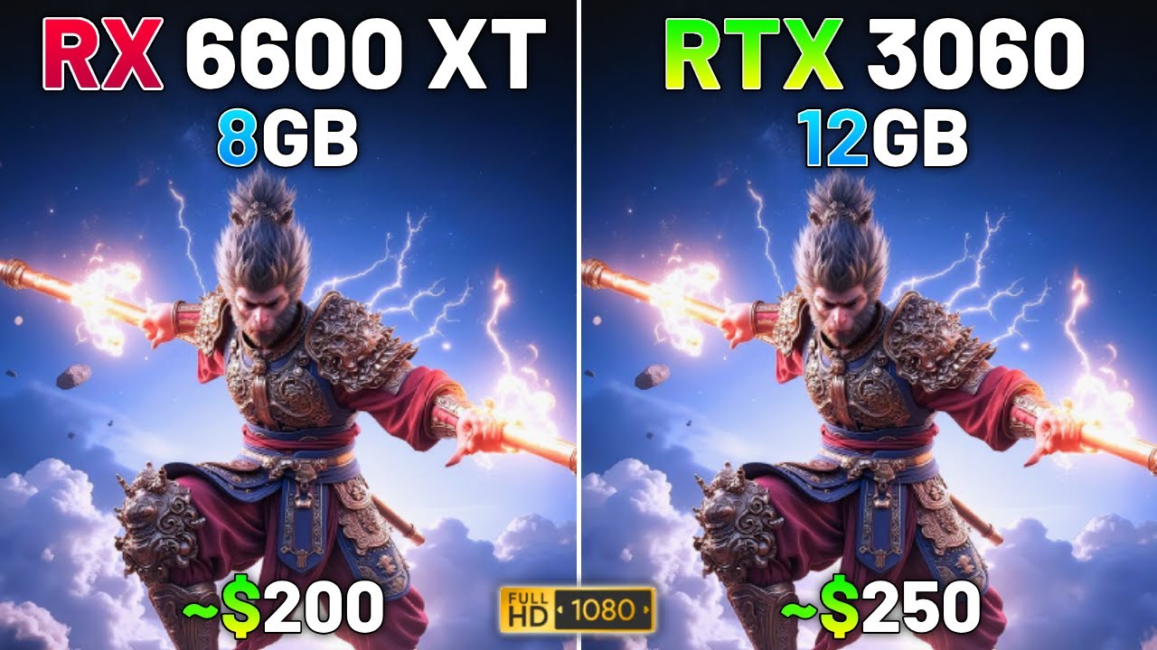 RX 6600 XT vs RTX 3060 | Test in 15 Games | 1080p