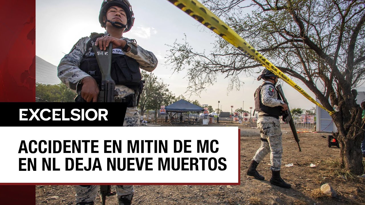 As&iacute; amaneci&oacute; la zona donde colaps&oacute; escenario en evento de MC en Nuevo Le&oacute;n