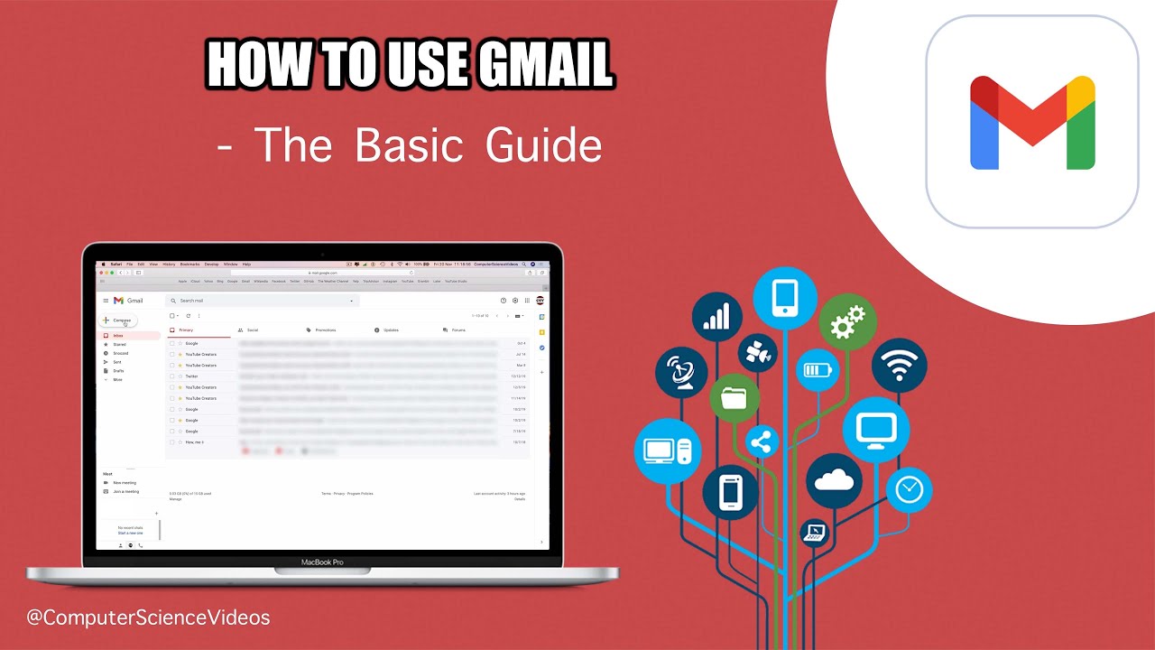 Как пользоваться Gmail на компьютере Mac/настольном компьютере — базовое руководство (2025)