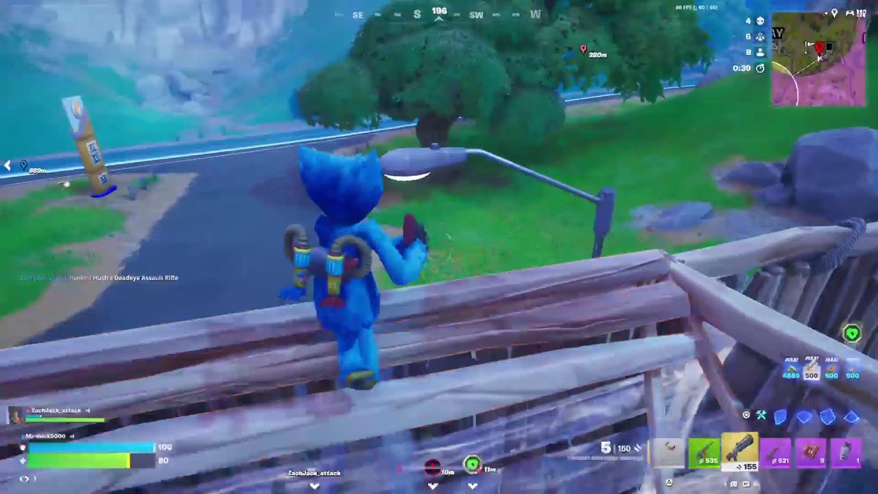 Doing some trolling in fortnite