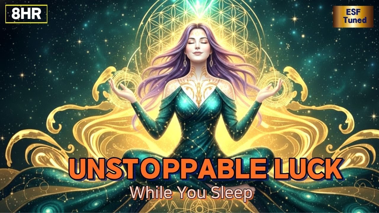 I am Affirmations : UNSTOPPABLE LUCK & Miracle Magnet ✧ Deep Sleep Reprogramming ESF Tuned