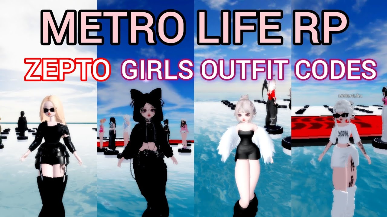 💥NEW METRO LIFE RP✨ZEPTO GIRL✨OUTFITT CODES💥 #roblox #rblx #metrolife #outfit #codes 