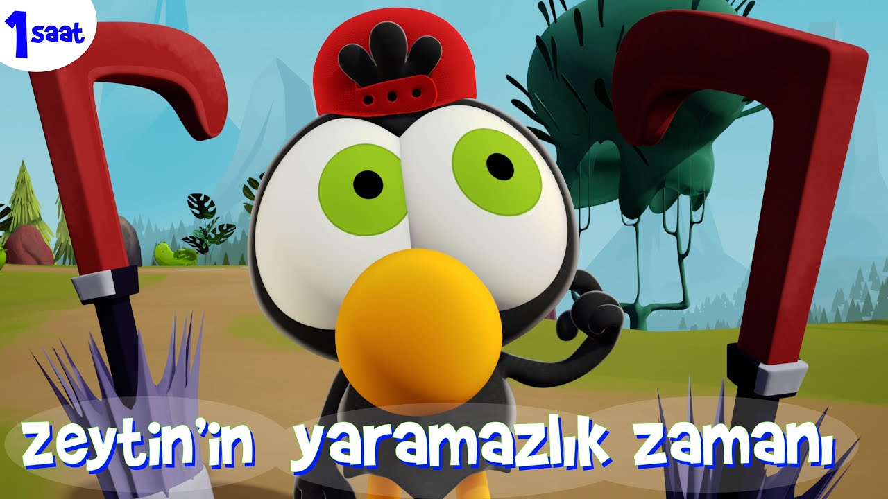 1 SAAT TÜRKÇE ÇİZGİ FİLM - Limon ile Zeytin 🤩🧐🤣#91 - Zeytin'in yaramazlık zamanı 🤩🧐🤣 | TRT Çocuk