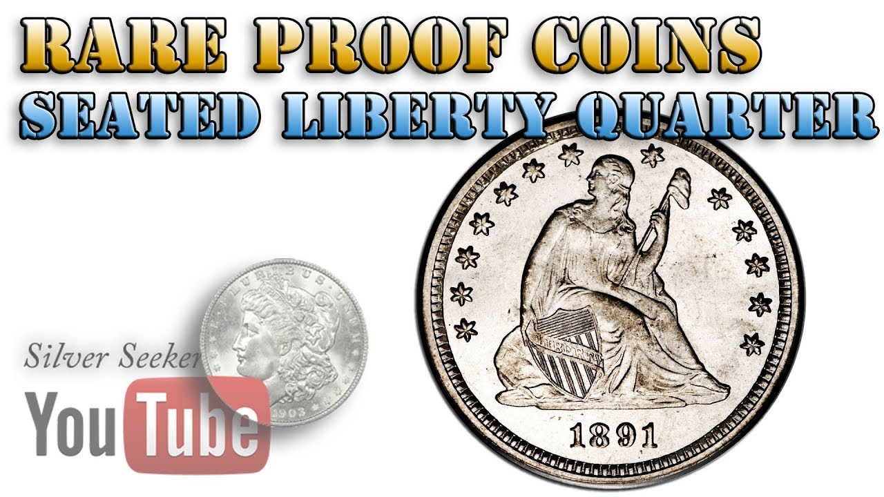 1869 PROOF Seated Liberty Quarter - Rare Proof Coins!