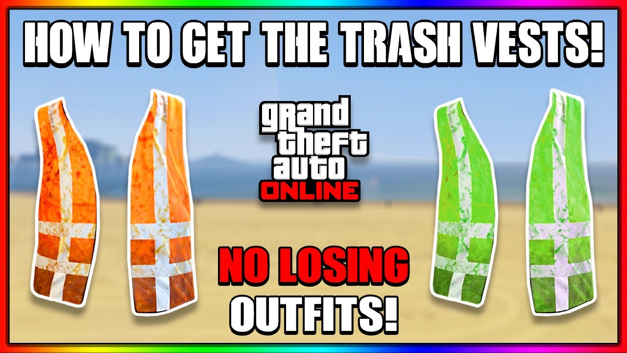 *NEW* How To Get The Rare TRASH VESTS On Any Outfit Glitch In GTA 5 Online 1.68! (No Transfer)