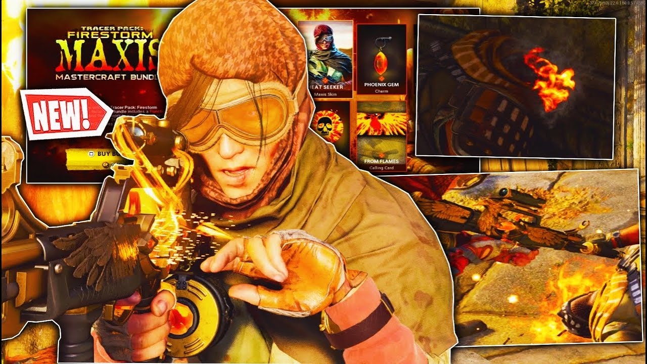 the NEW TRACER PACK FIRESTORM MAXIS MASTERCRAFT BUNDLE in COLD WAR & WARZONE! (FIRE DISMEMBERMENT)