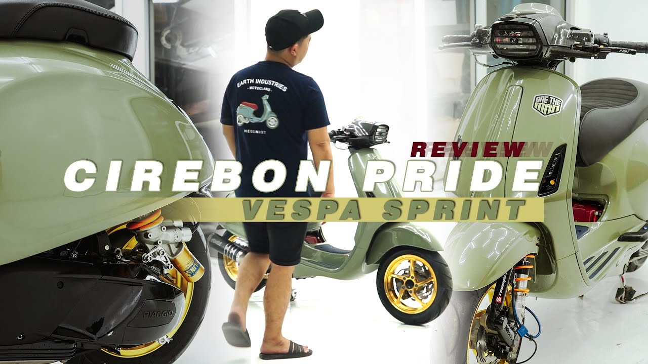 Review Modifikasi Vespa Sprint Full Spec | Karya Scooter0231 yang Selalu Viral dan Hedon Abis