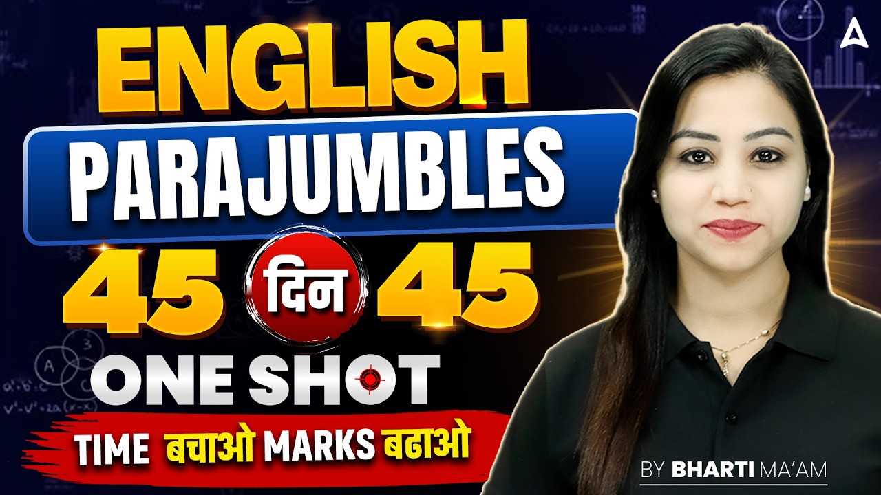 SSC CGL 2026 | SSC CGL English Classes | Parajumbles One Shot | Day 42 | English By Bharti Mam