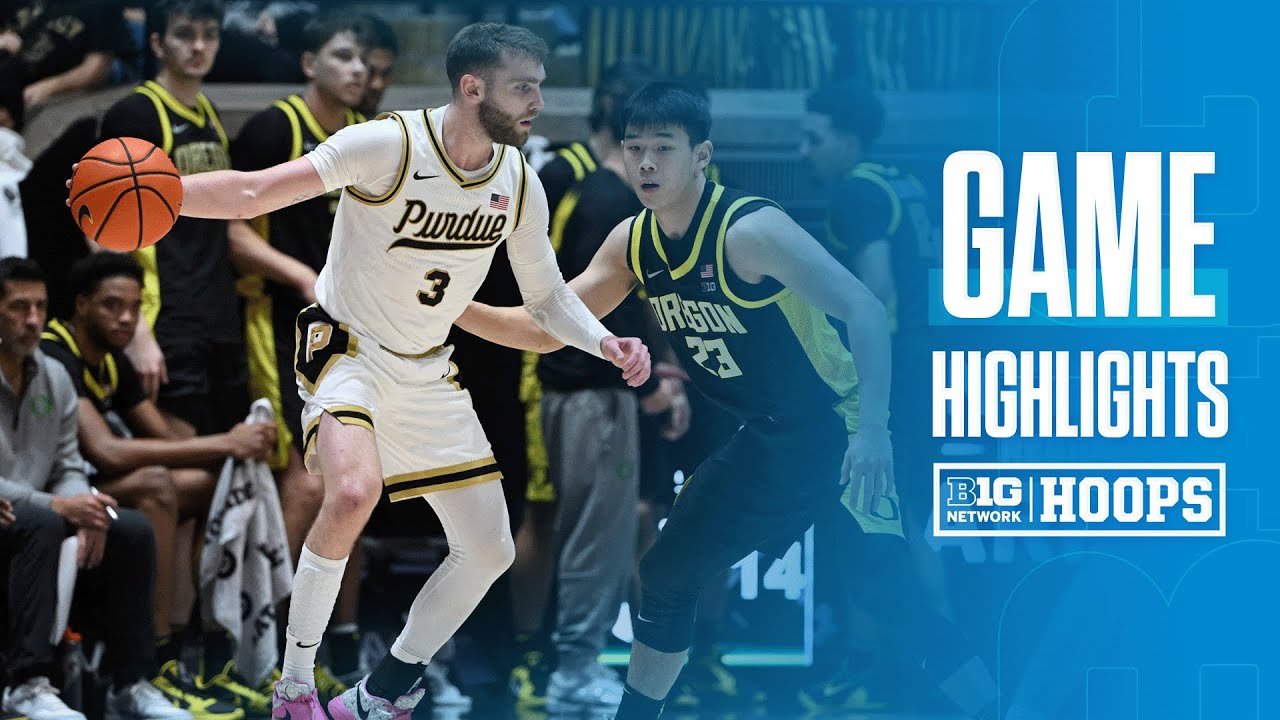 Oregon at Purdue | HIGHLIGHTS | Big Ten Men's Basketball | 02/07/2026
