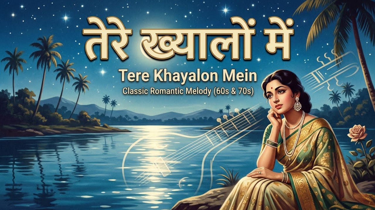 Tere Khayalon Mein (तेरे ख्यालों में) | Classic Romantic Melody 60s & 70s | Bollywoodgoldenmix