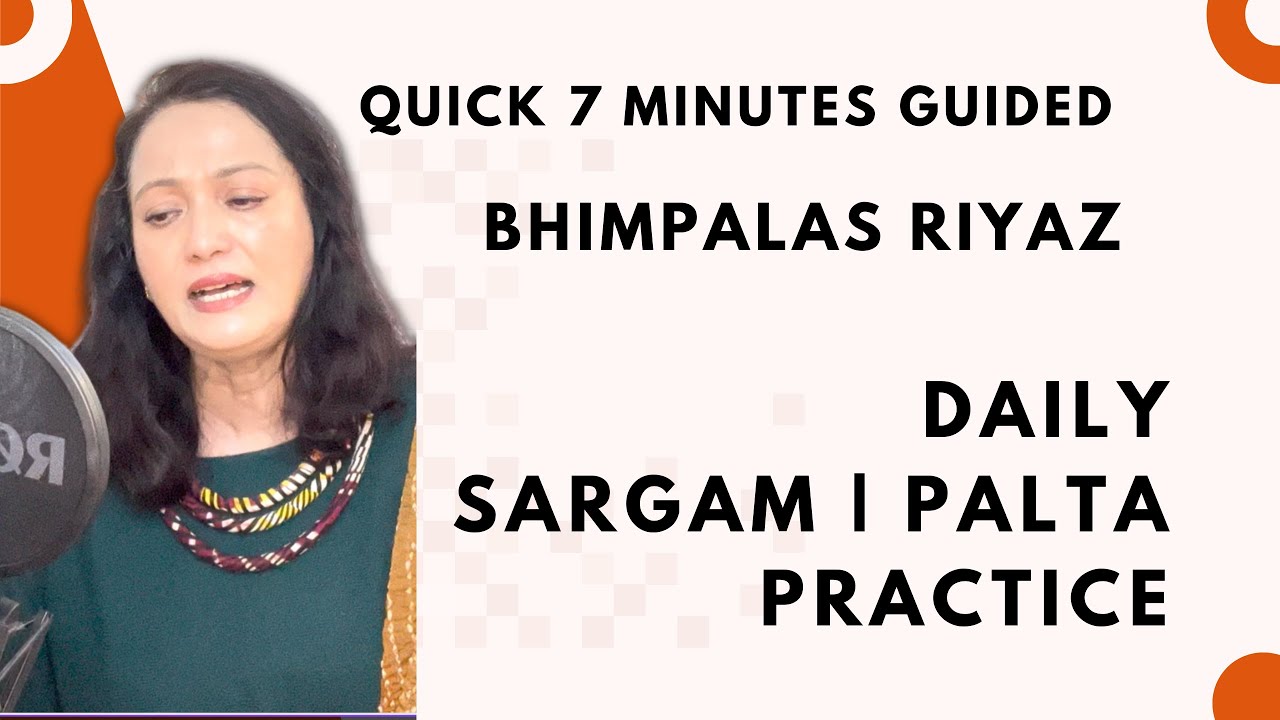 Quick 7 Minutes Bhimpalas Riyaz | Alankar | Palta | Indian Classical