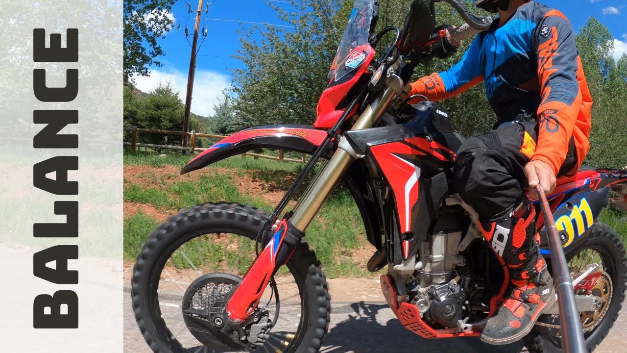 Add A Rim Lock Then Balancing The CRF450L's DID Wheels With Motoz Desert HTs