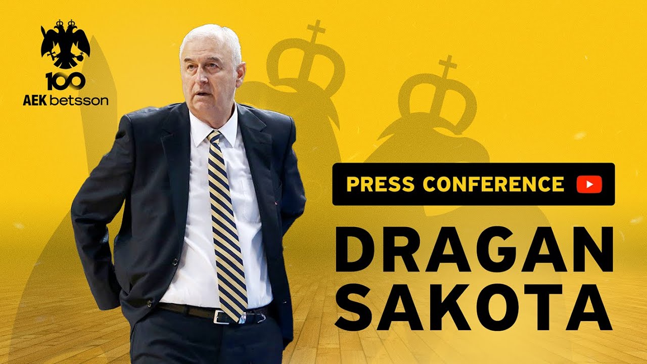 Παρουσίαση - Συνέντευξη Τύπου coach Ντράγκαν Σάκοτα