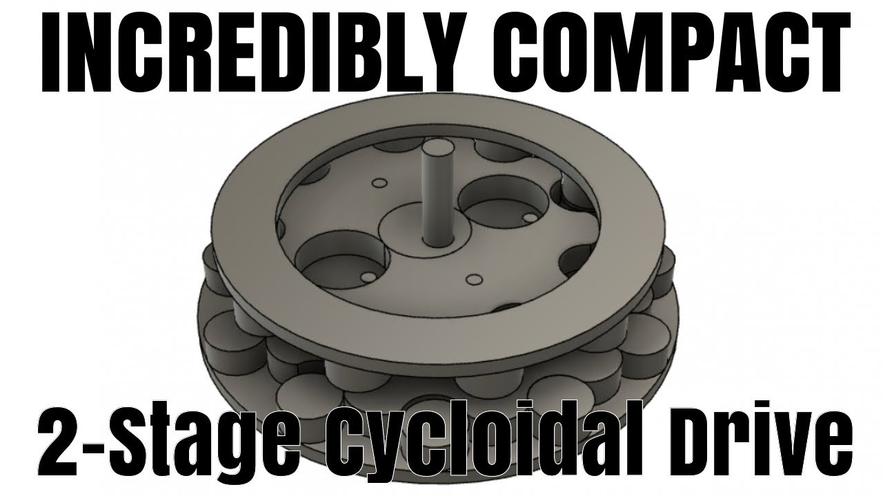 A New Take On The Cycloidal Drive (Extremely Compact)