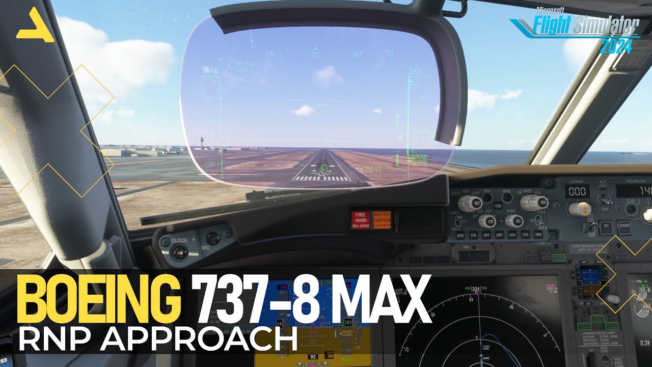 Как выполнить заход на посадку по RNAV-RNP на Boeing 737-8 Max в MSFS 2024 | Руководство для начи...