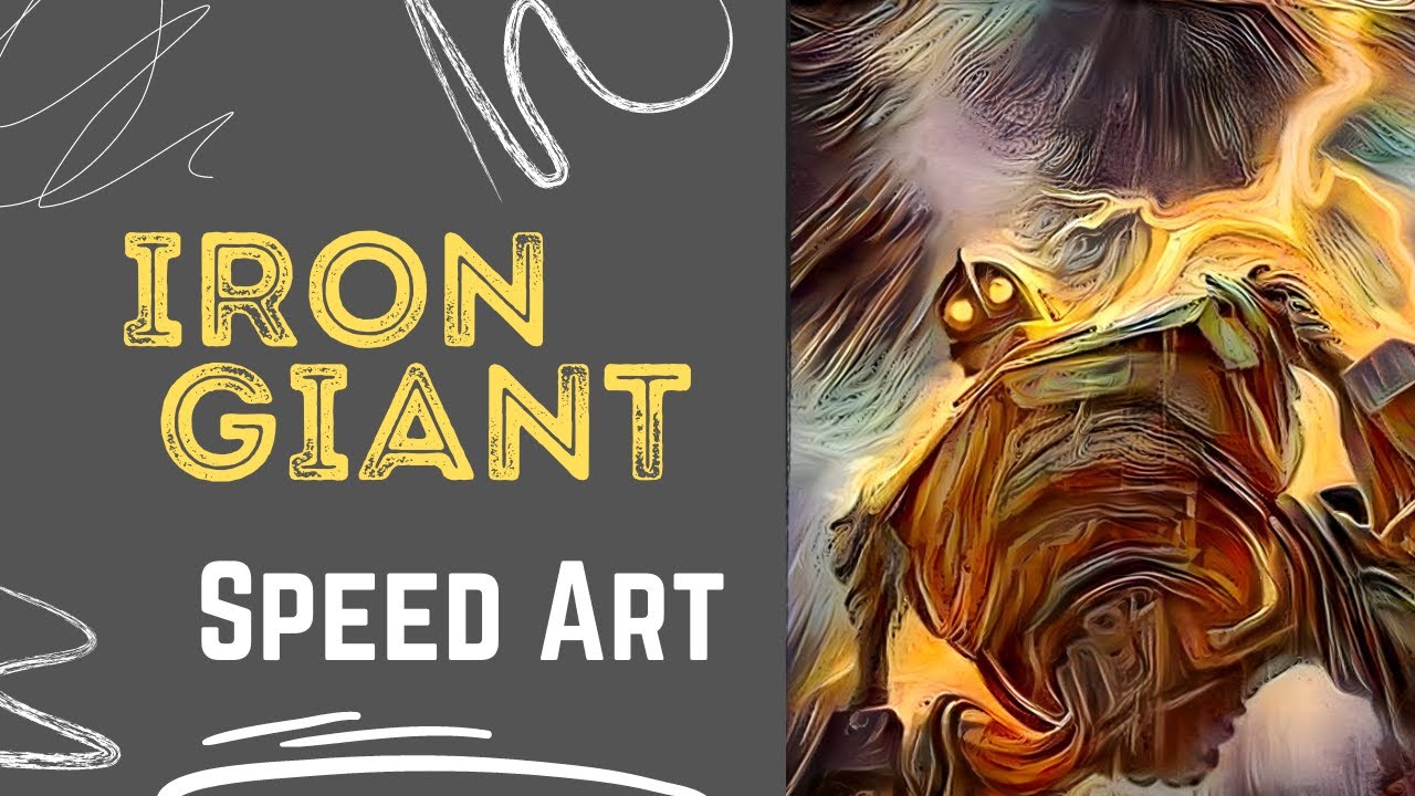 Speed Art - The Iron Giant #irongiant