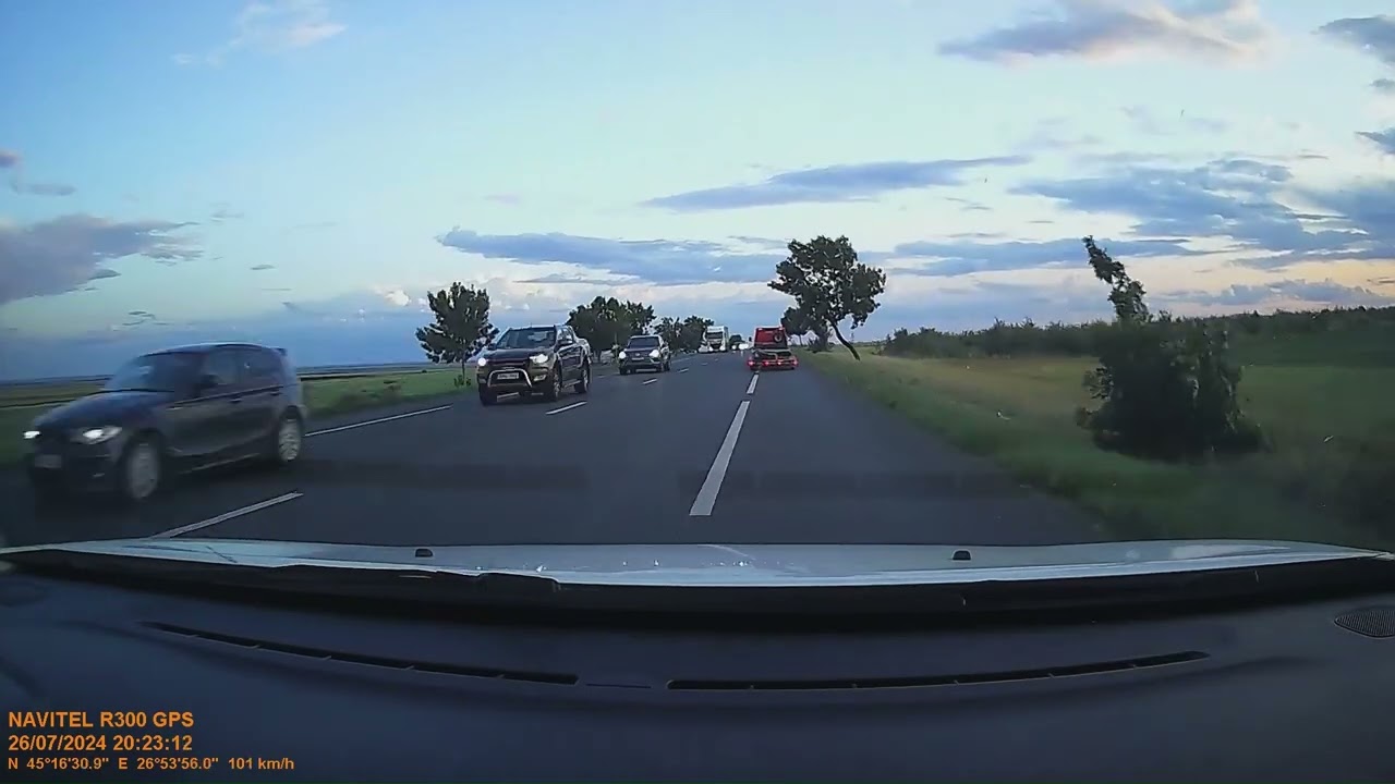 E85  Ramnicu Sarat - Buzau CameraDeBord