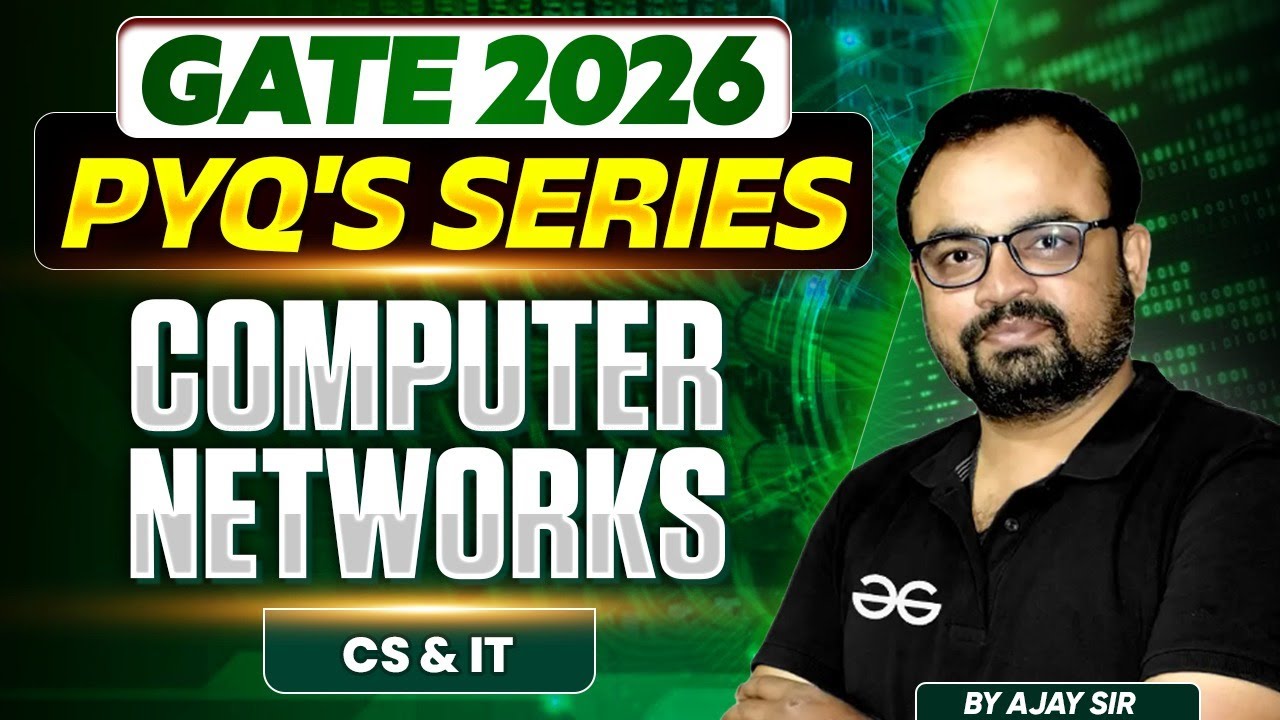 GATE 2026 | Computer Networks | PYQ's Series | CS & IT | GATE PYQ