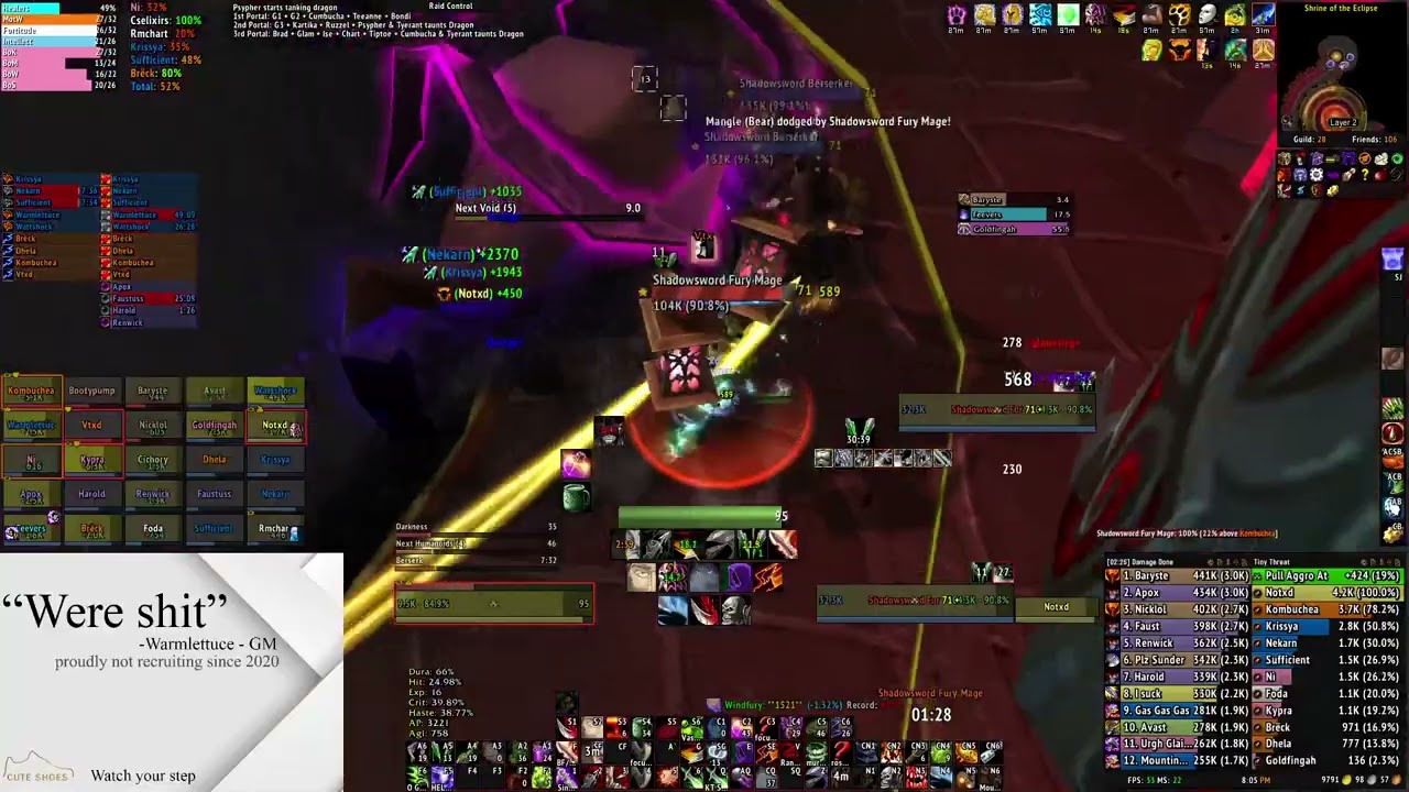 CUTE SHOES, Mankrik - Idiots kill M'uru TBC Classic - Bad Glaive Rogue POV