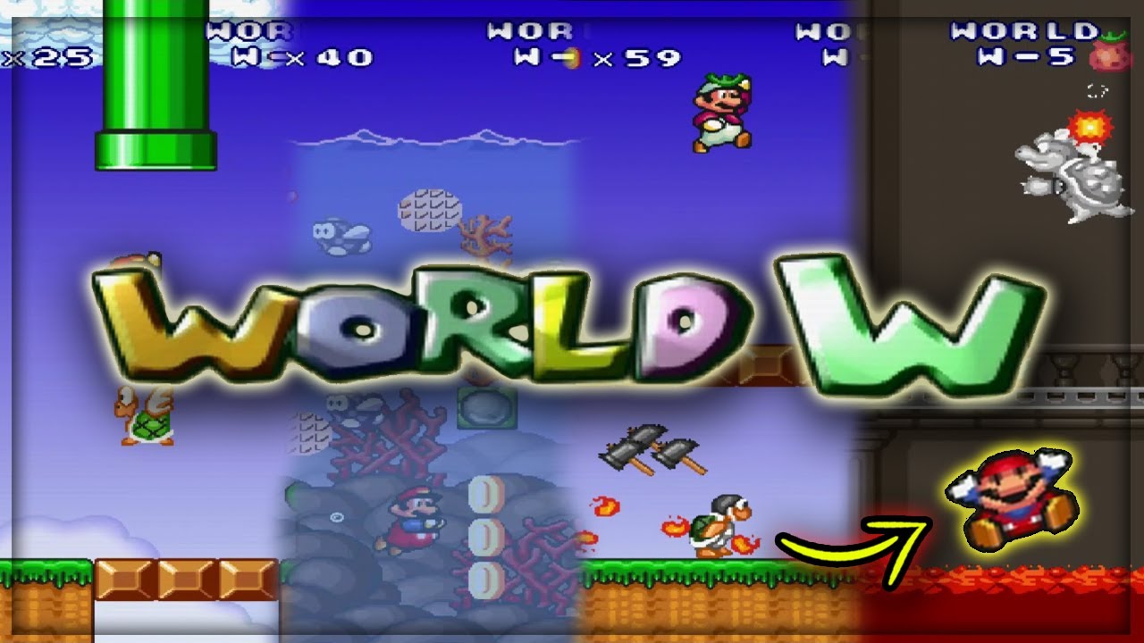 Mario Forever Letter Worlds Series | World W | WALKTHROUGH|1080p60