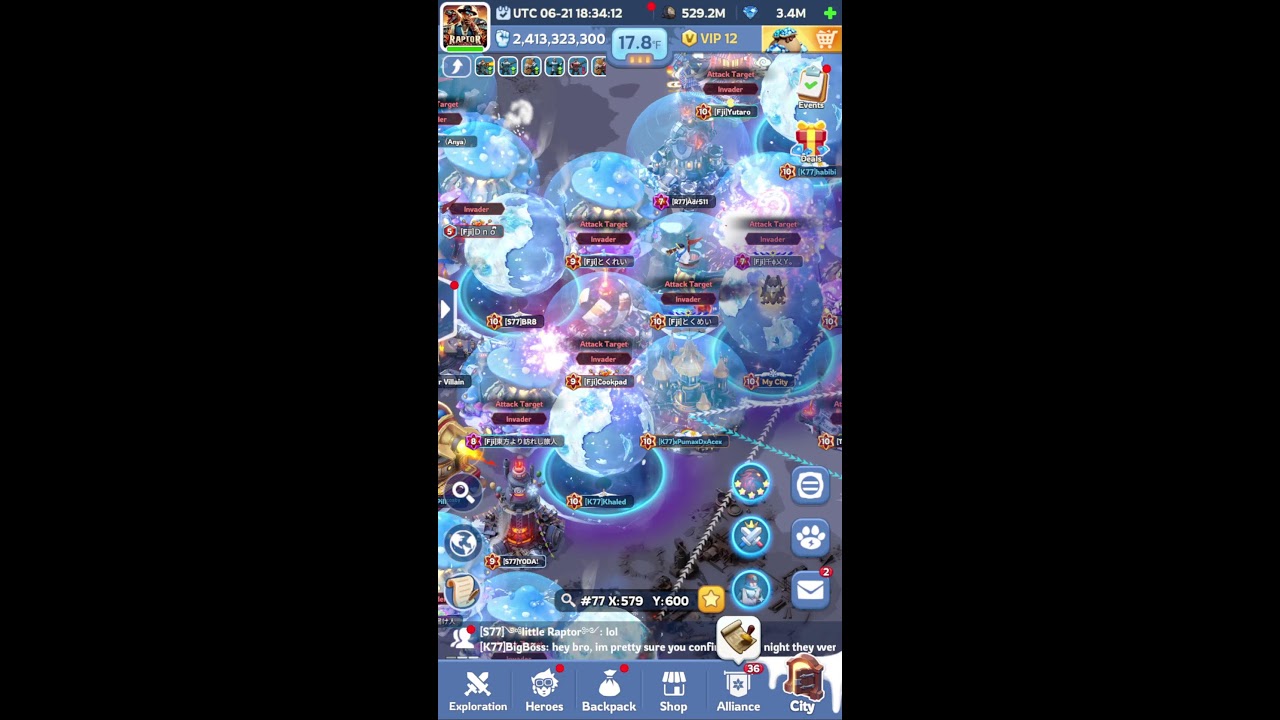 Whiteout Survival, SVS 77 vs 69