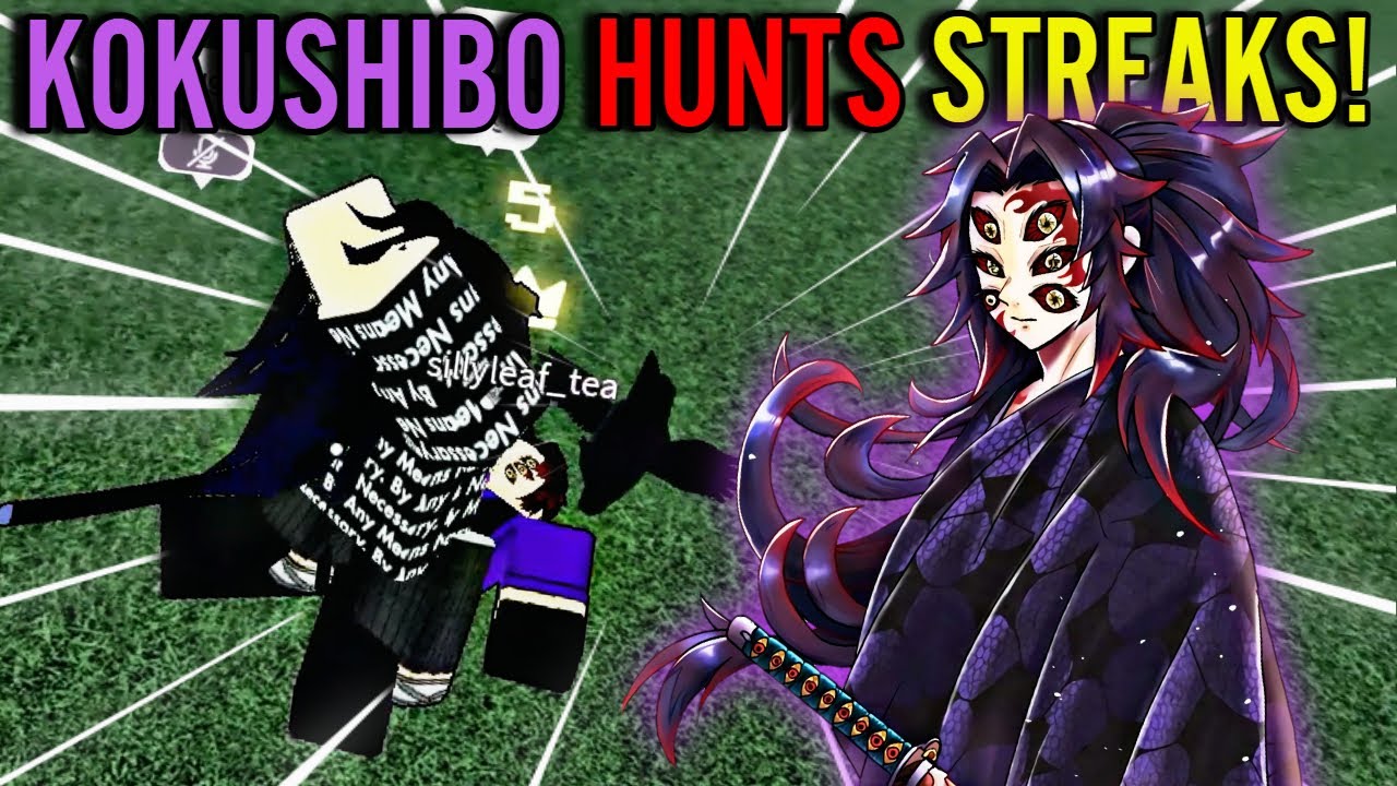 KOKUSHIBO HUNTS KILL STREAKS & DESTROYS TEAMERS IN ROGUE DEMON!