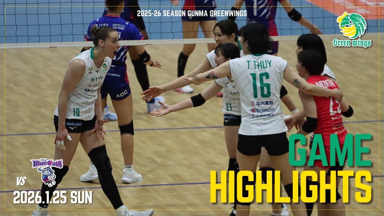 【HIGHLIGHTS】2025-26 大同生命SV.LEAGUE WOMEN 第14節 GAME2 1/25(日) PFU戦