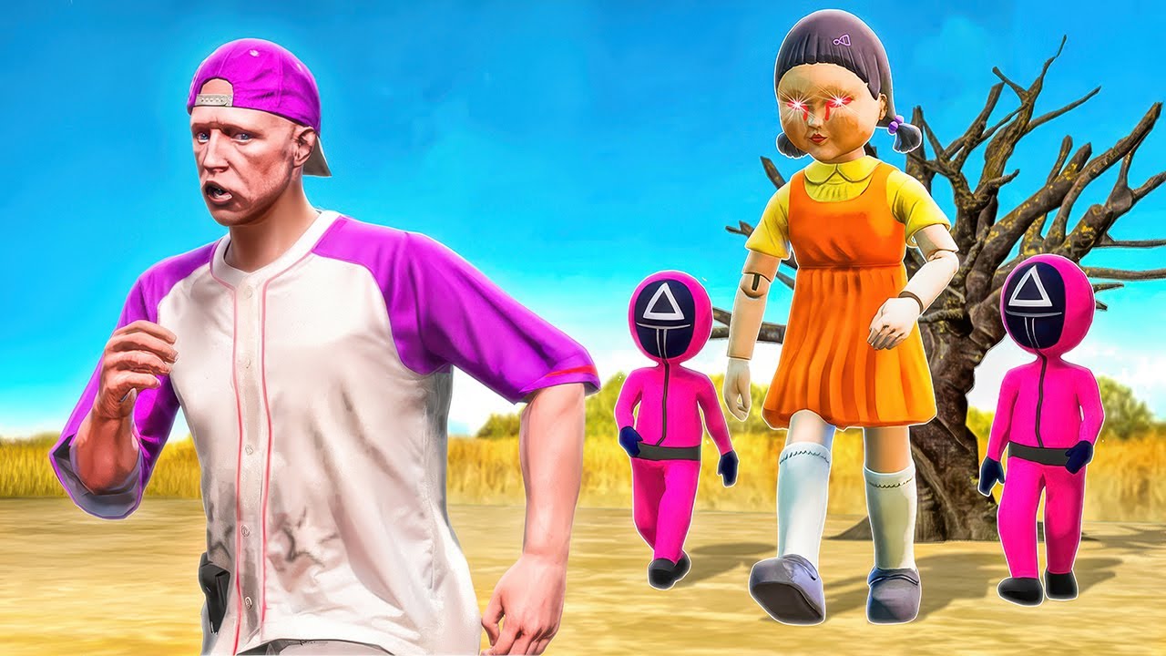 PAPUSA din SQUID GAME ma ATACA in GTA 5!