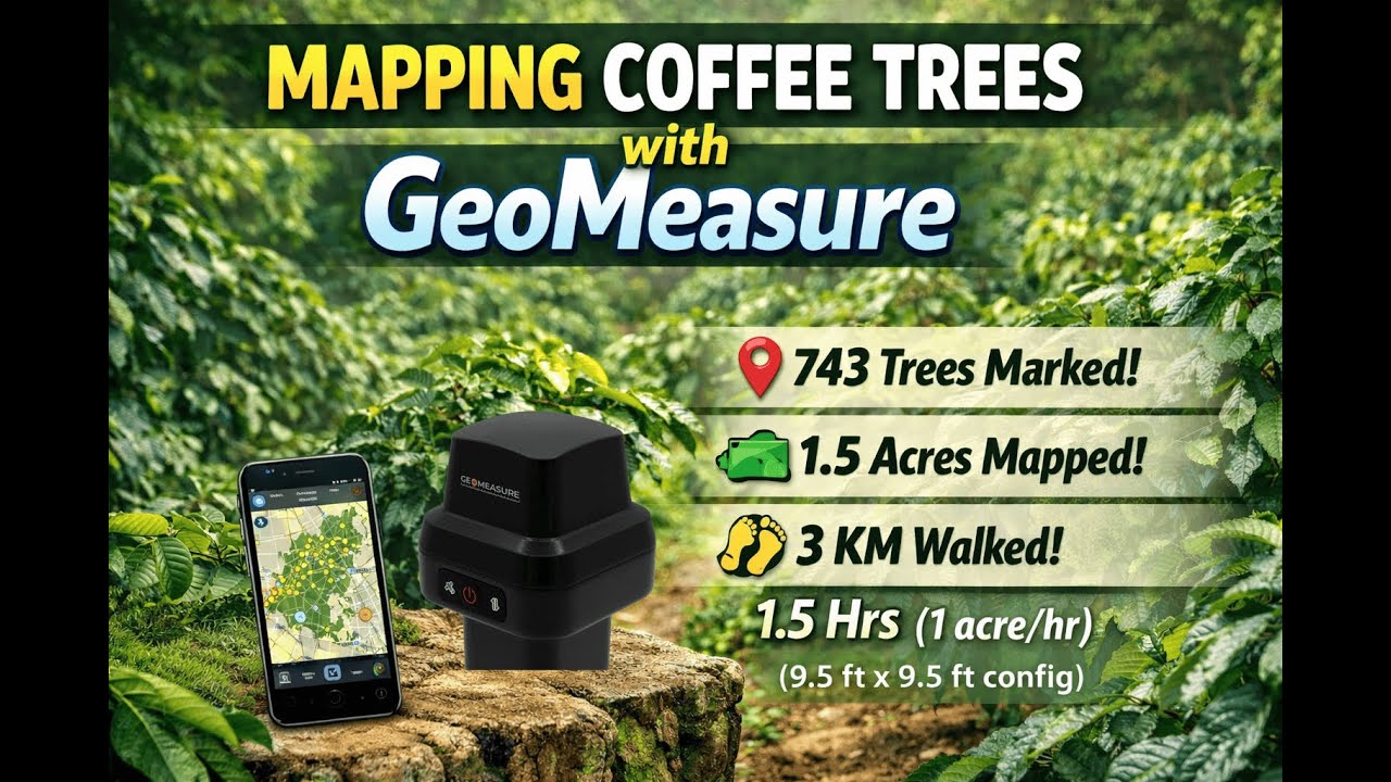 GeoMeasure in a Real Coffee Estate – Accuracy vs Effort