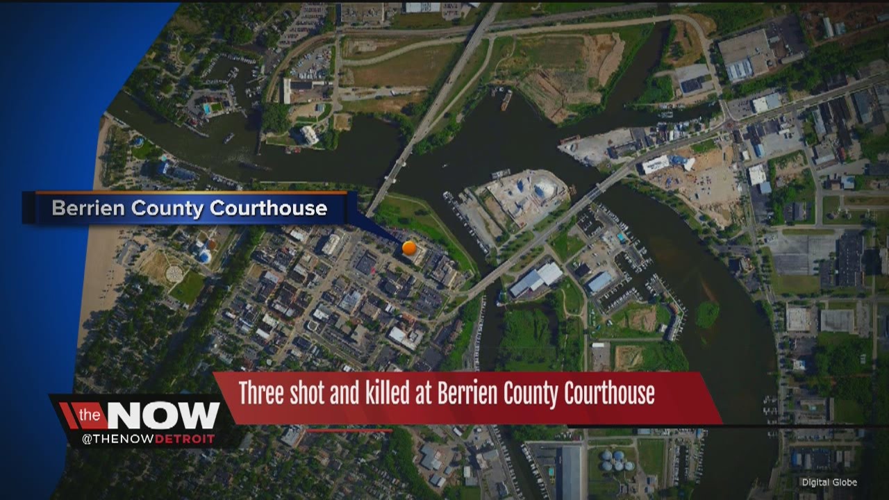 Two bailiffs, shooter killed inside Berrien County Courthouse in southwest Michigan, report says