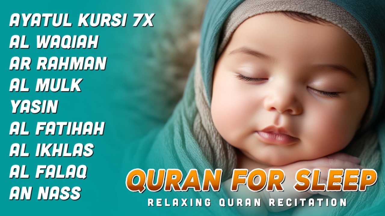 Relaxing Quran Recitation of Ayat Kursi, Surah Yasin, Rahman ,Al Mulk,Waqiah,Ikhlas,Falaq,An Nass