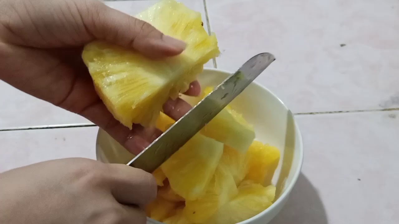 Cách Làm Nước Ép Thơm Bằng Máy Xay Sinh Tố | Cúc Xin