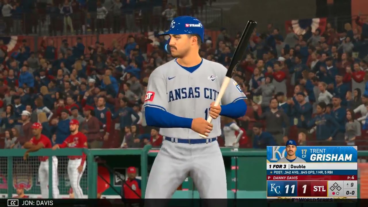 [더쇼25 RTTS]월드시리즈 도전 - 대니 데이비스 73회 (Danny Davis, Slowballer) - 2033 메이저리그(MLB,Major league)
