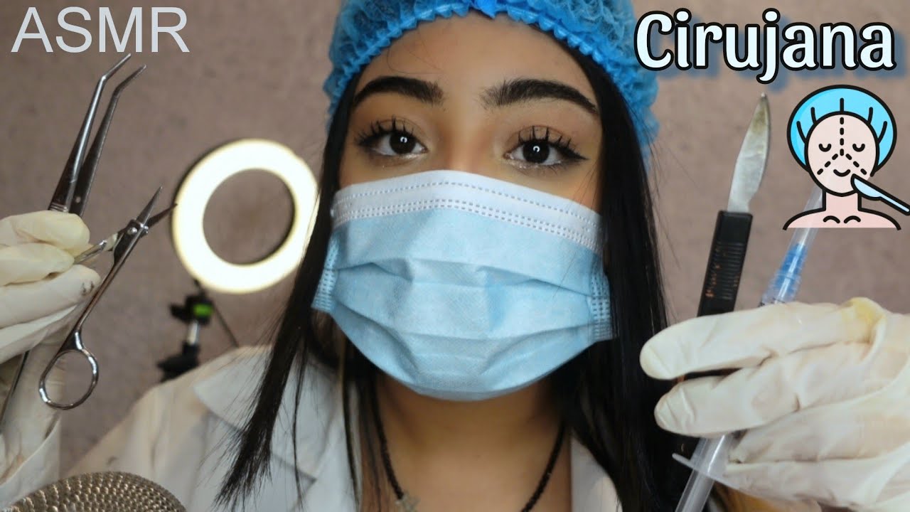 ASMR te hago una cirugía plástica 👩🏻‍⚕️roleplay #doctor