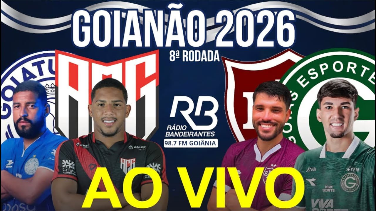 AO VIVO - Goiatuba x Atlético / Inhumas x Goiás | Campeonato Goiano- 07/02/2026