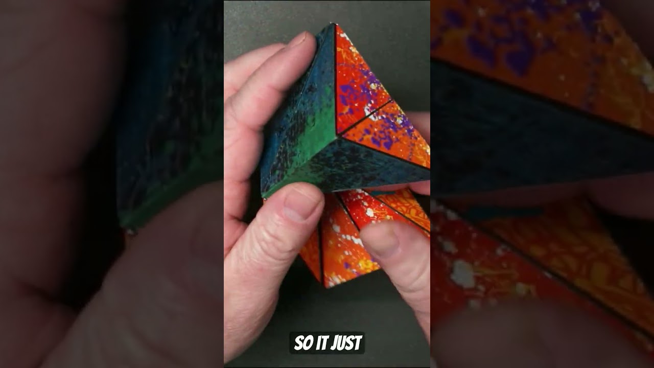 Cubendi Geometric Origami Puzzle - The perfect fidget cube for a coffee table!