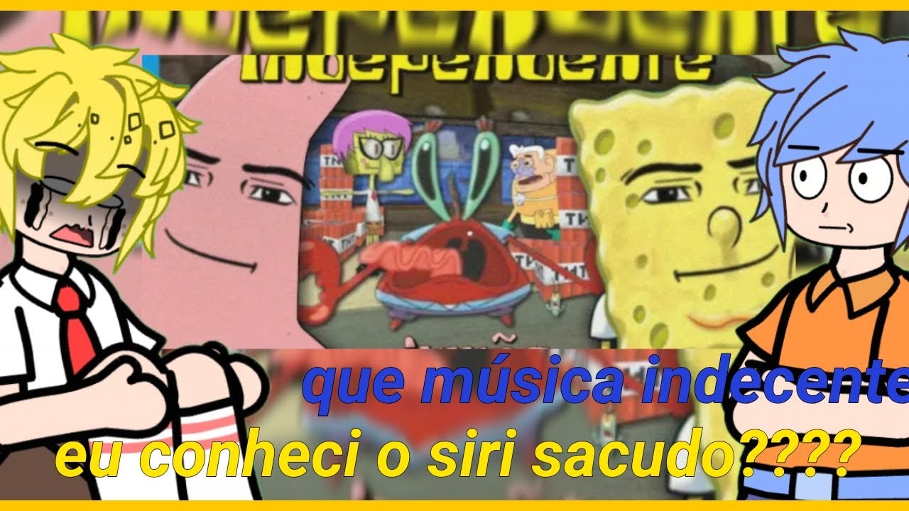 Bob esponja reagindo a saga do Bob sfronga 