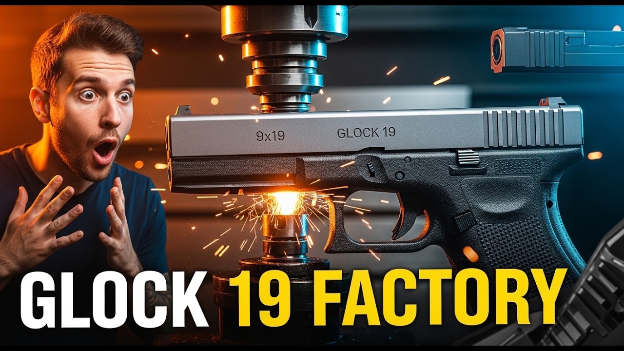 How the Glock 19 is Made in Modern Factories (Documentary)