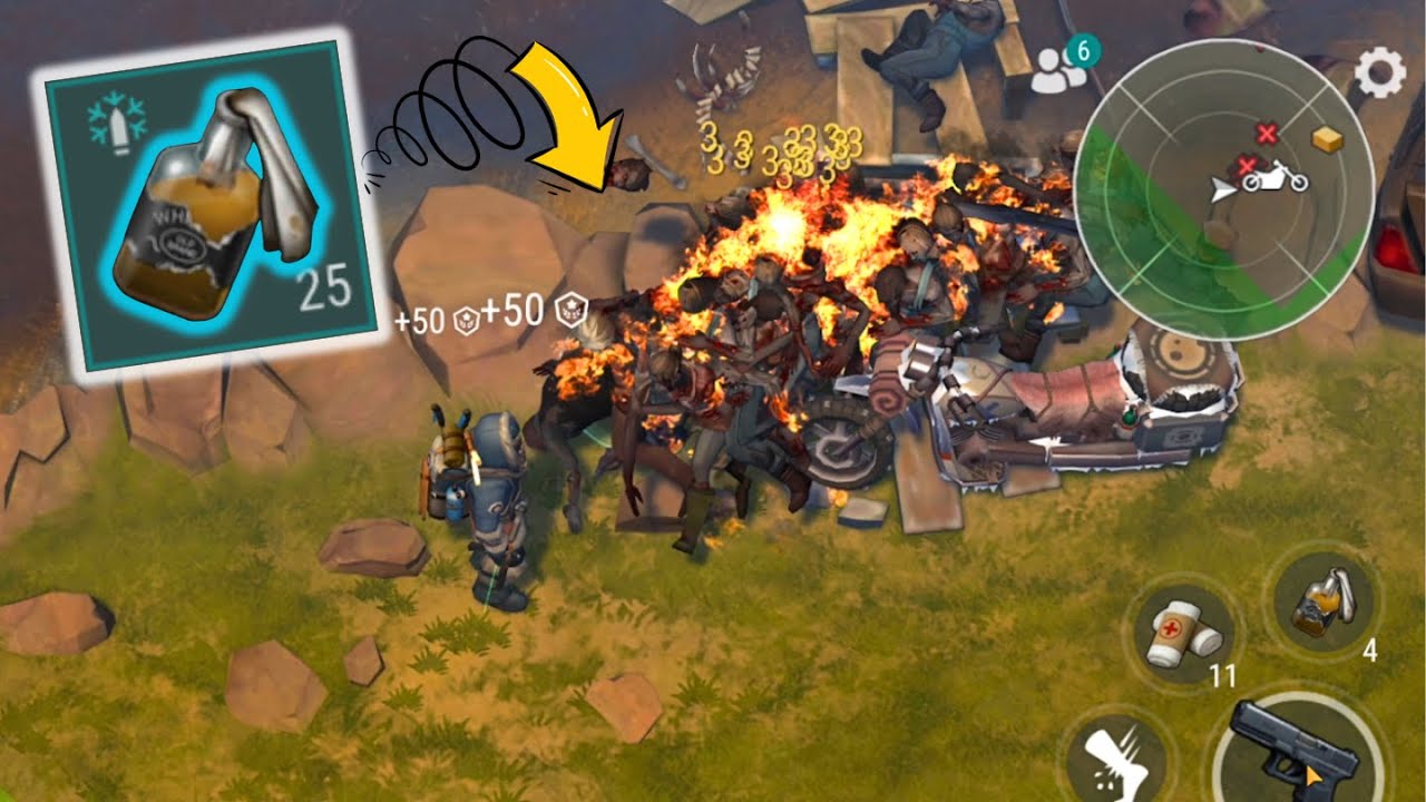 MOLOTOV COCKTAIL vs FARM ! Last Day On Earth Survival
