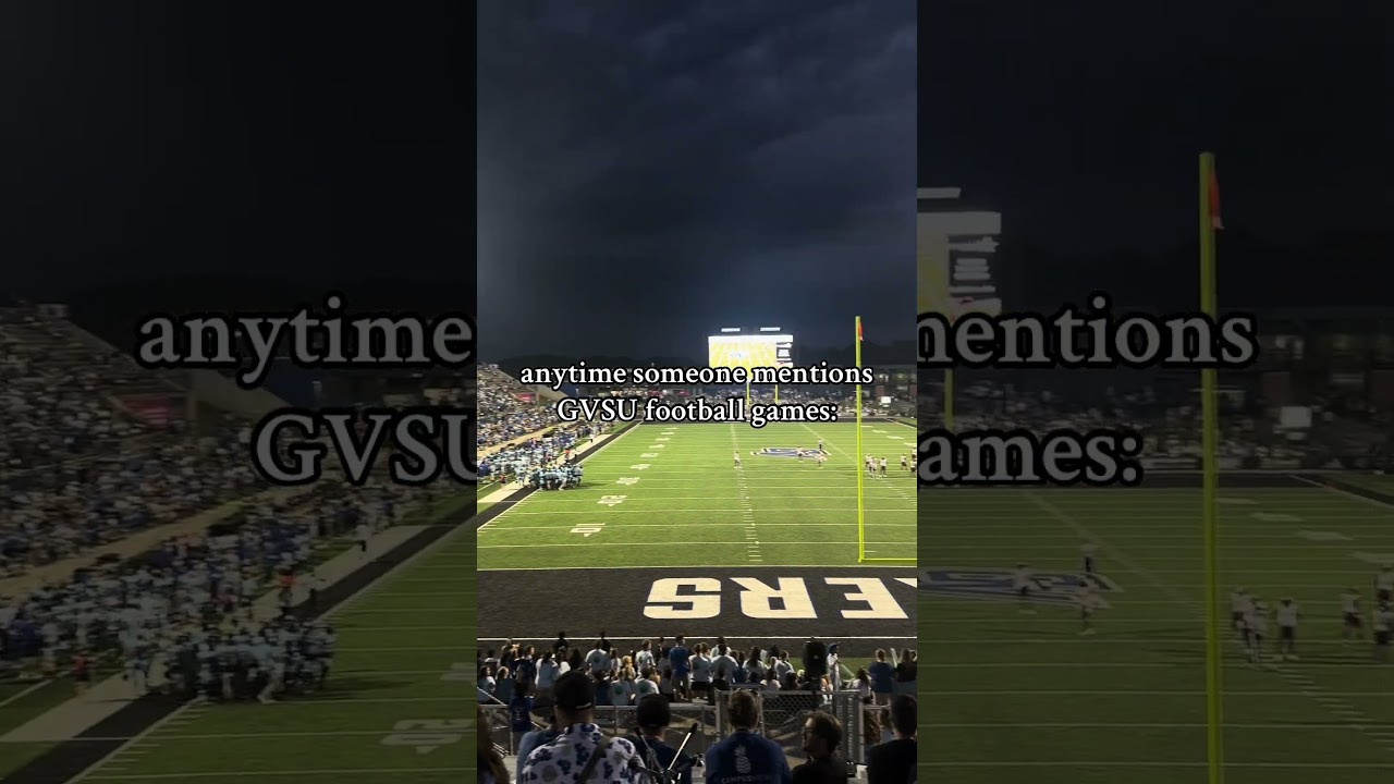 us anytime someone mentions GVSU football games... 🏈💙 #college #gvsu #anchorup #gvsulakers