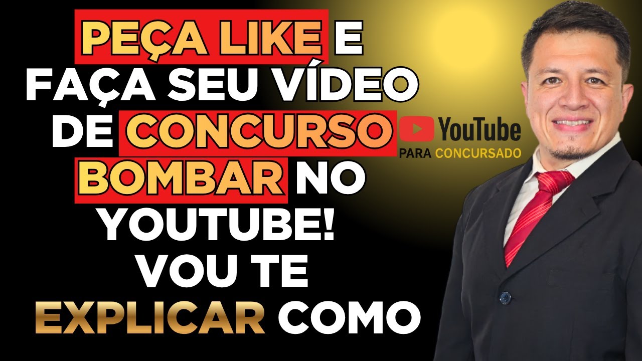 Por que pedir LIKE nos seus vídeos de concurso público ajuda a crescer no YouTube